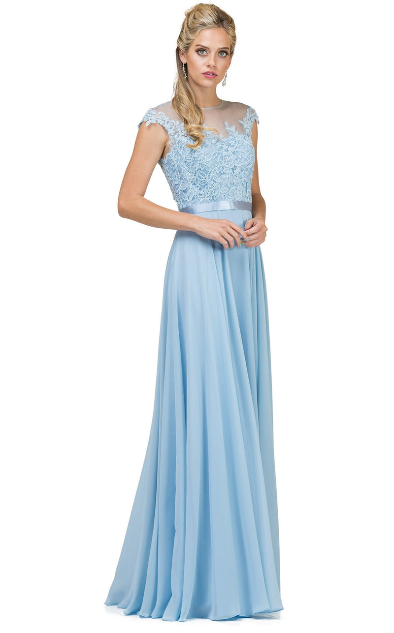 Dancing Queen 2121 Dress Sky-Blue