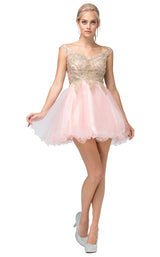 3 of 5 Dancing Queen 2130 Dress Blush