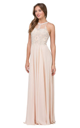 3 of 9 Dancing Queen 2234 Dress Champagne