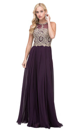 6 of 9 Dancing Queen 2234 Dress Plum