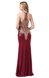 5 of 5 Dancing Queen 2457 Dress Burgundy