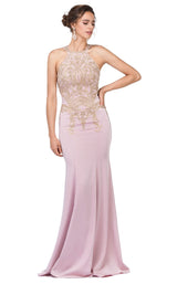 2 of 5 Dancing Queen 2457 Dress Dusty-Pink