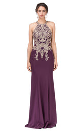 4 of 5 Dancing Queen 2457 Dress Plum