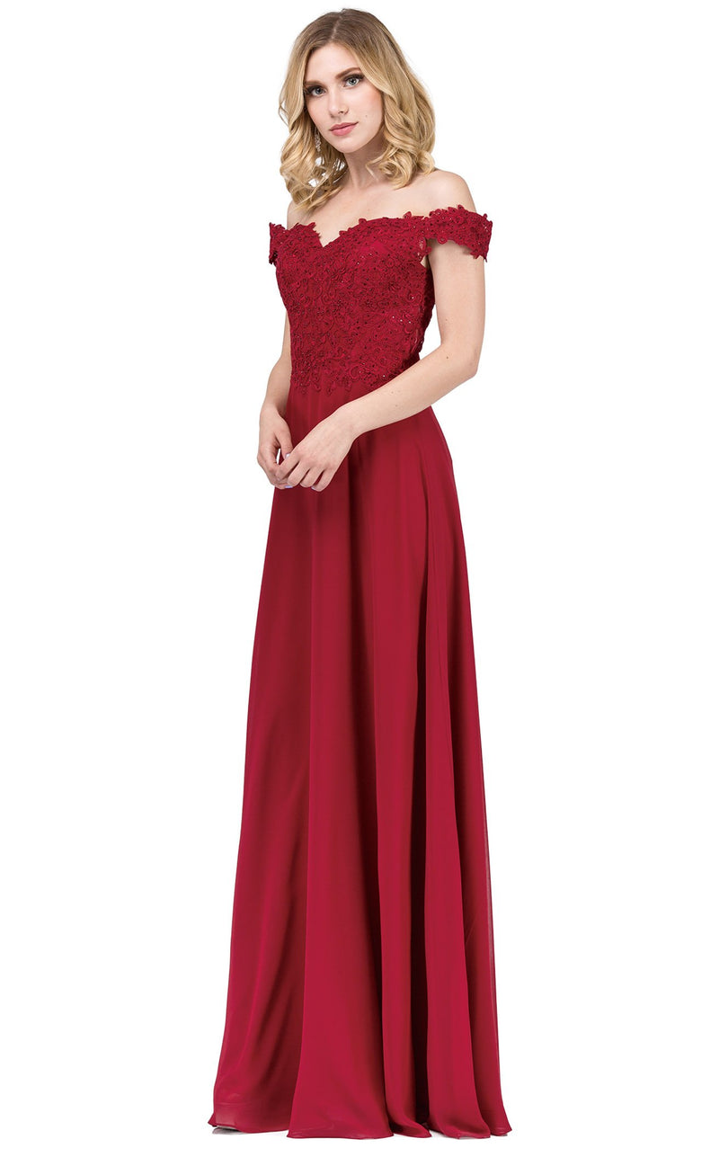 Dancing Queen 2492 Dress Burgundy