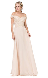 4 of 12 Dancing Queen 2492 Dress Champagne