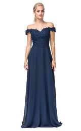 7 of 12 Dancing Queen 2492 Dress Navy