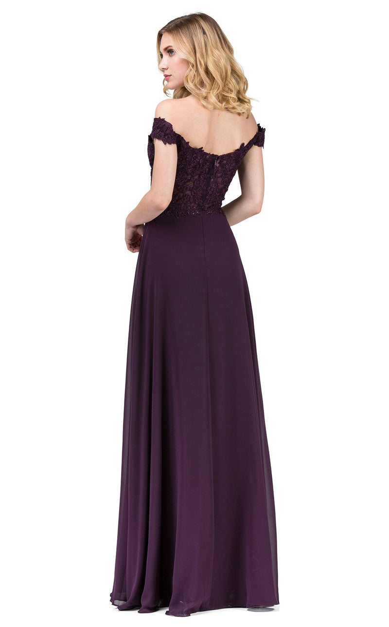 Dancing Queen 2492 Dress Plum