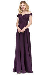 8 of 12 Dancing Queen 2492 Dress Plum