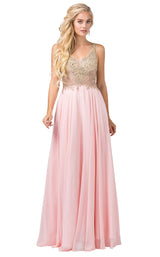 1 of 6 Dancing Queen 2494 Dress Blush