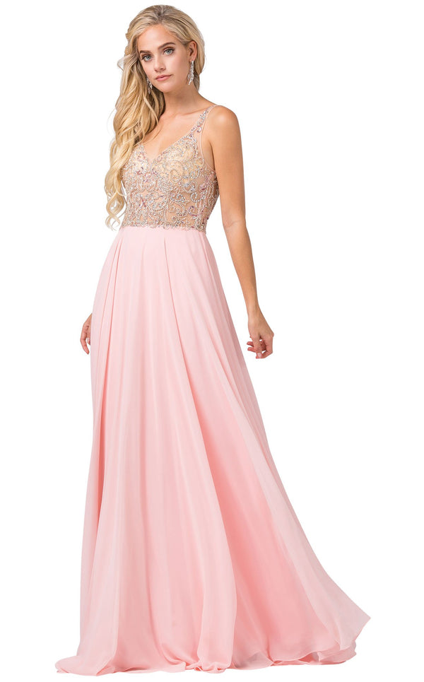 Dancing Queen 2513 Dress Blush