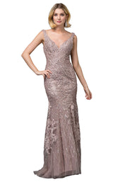 2 of 4 Dancing Queen 2515 Dress Mocha