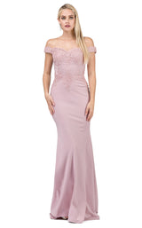 4 of 6 Dancing Queen 2562 Dress Dusty-Pink