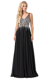 1 of 4 Dancing Queen 2570 Dress Black