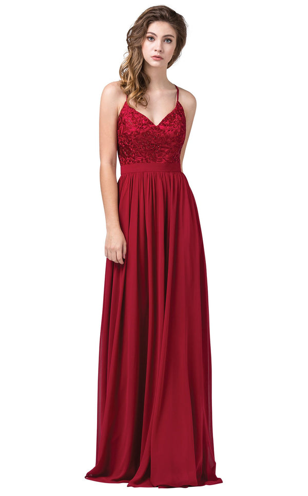 Dancing Queen 2571 Dress Burgundy