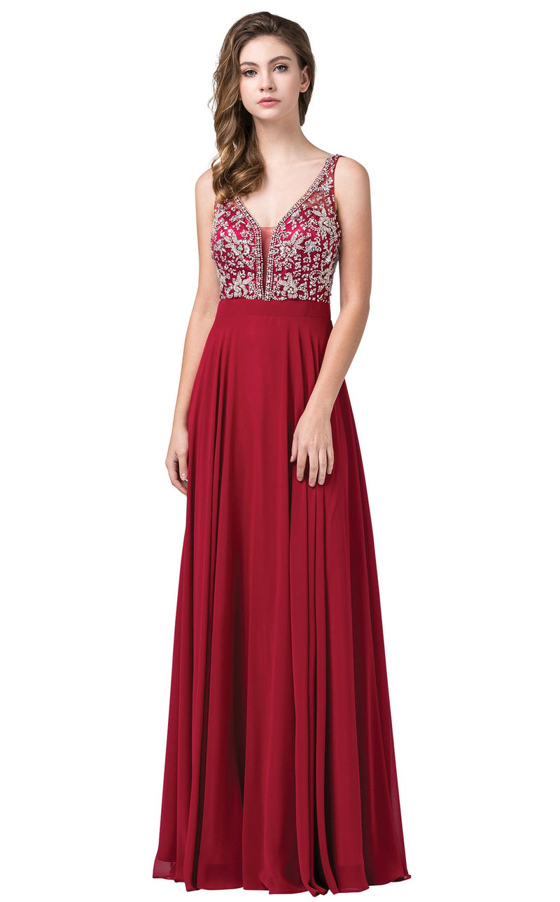 Dancing Queen 2669 Dress Burgundy