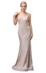 5 of 7 Dancing Queen 2698 Dress Rose-Gold