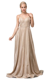 2 of 7 Dancing Queen 2720 Dress Champagne