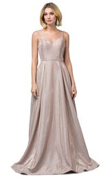 5 of 7 Dancing Queen 2720 Dress Rose-Gold