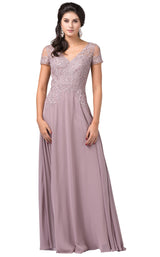 1 of 3 Dancing Queen 2757 Dress Mocha