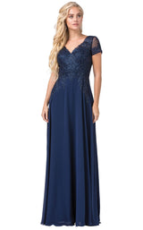 2 of 3 Dancing Queen 2757 Dress Navy