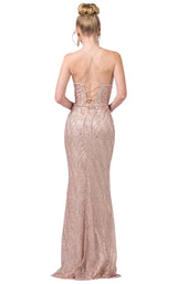 4 of 4 Dancing Queen 2817 Dress Rose-Gold