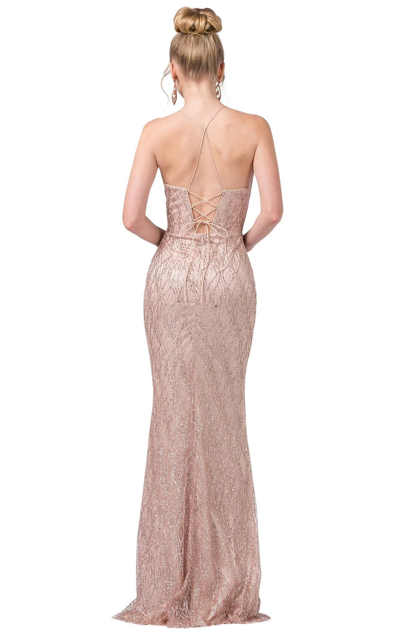 Dancing Queen 2817 Dress Rose-Gold