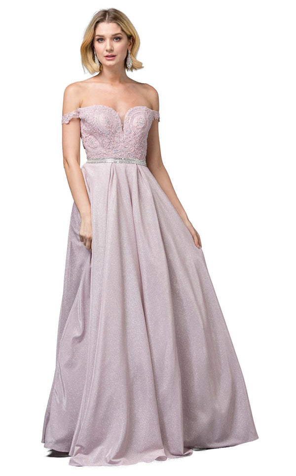 Dancing Queen 2820 Dress Dusty-Pink