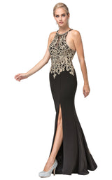 1 of 3 Dancing Queen 2836 Dress Black