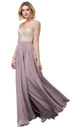 2 of 4 Dancing Queen 2839 Dress Mocha