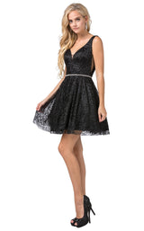 1 of 5 Dancing Queen 3103 Dress Black