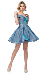 5 of 12 Dancing Queen 3147 Dress Blue