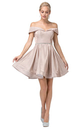 4 of 12 Dancing Queen 3147 Dress Rose-Gold