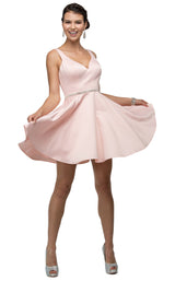 1 of 7 Dancing Queen 9504 Dress Blush