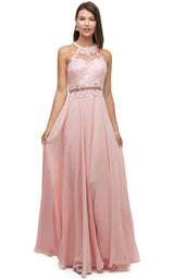 1 of 4 Dancing Queen 9548 Dress Blush