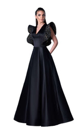 1 of 2 Edward Arsouni Couture FW0434 Black