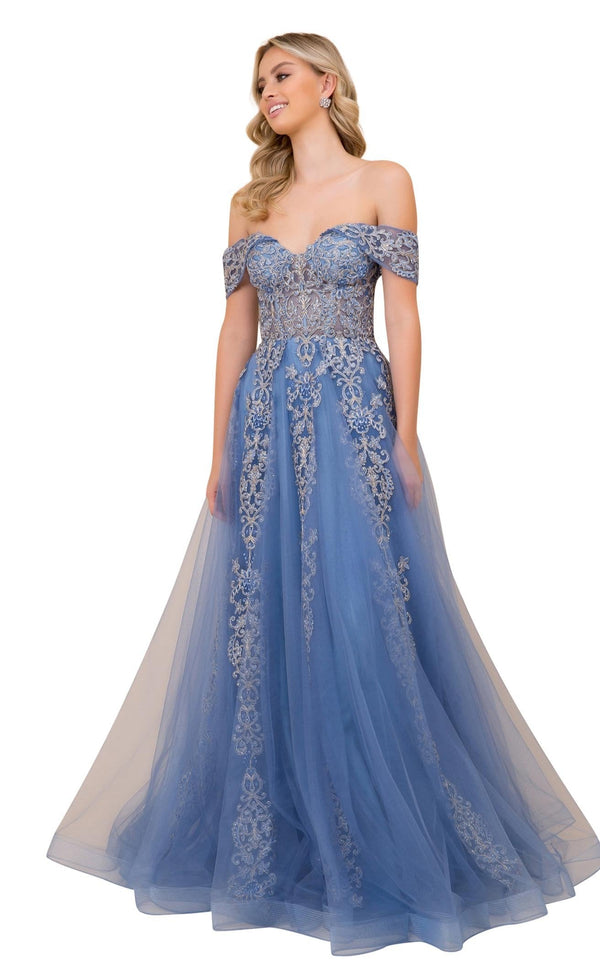 Nox Anabel F336 Dress Cobalt