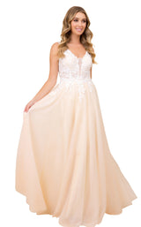 2 of 15 Nox Anabel G048 Dress Pale-Yellow