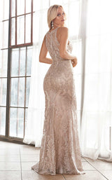 2 of 2 Cinderella Divine HT074 Dress Champagne-Gold