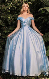 2 of 4 Cinderella Divine J823 Dress Paris-Blue