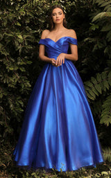 3 of 4 Cinderella Divine J823 Dress Royal