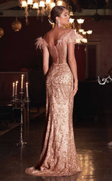 2 of 5 Cinderella Divine J824 Dress Rose-Gold