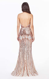 2 of 2 Cinderella Divine J9099 Dress Gold