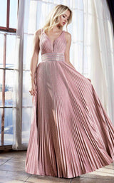 1 of 3 Cinderella Divine J9459 Dress Metallic-Rose