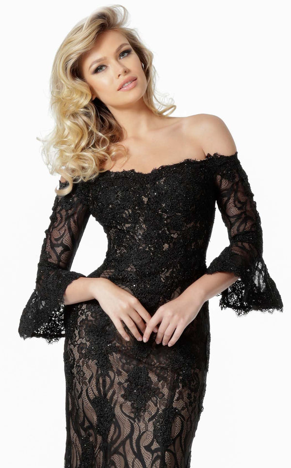 Jovani 2240 Black Nude