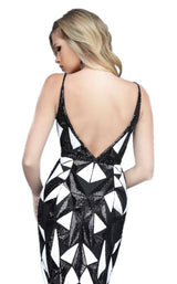 4 of 4 Jovani 2250 Dress Black White