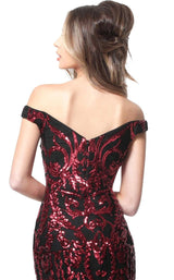 4 of 4 Jovani 2666 Black/Red