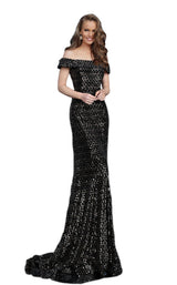 1 of 4 Jovani 64246 Dress Black Gold