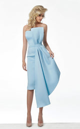 1 of 8 Jovani 65040 Dress Light Blue