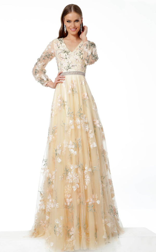 Jovani 65637 Dress Beige