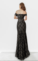 3 of 8 Jovani 66305 Dress Black Gold